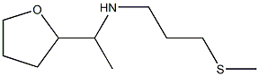 [3-(methylsulfanyl)propyl][1-(oxolan-2-yl)ethyl]amine Struktur