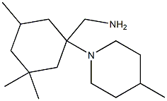 [3,3,5-trimethyl-1-(4-methylpiperidin-1-yl)cyclohexyl]methanamine Struktur