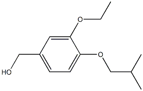 [3-ethoxy-4-(2-methylpropoxy)phenyl]methanol Struktur