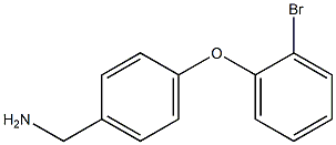 [4-(2-bromophenoxy)phenyl]methanamine Struktur