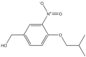 [4-(2-methylpropoxy)-3-nitrophenyl]methanol Struktur