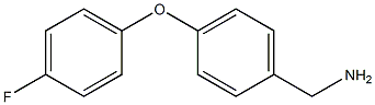 [4-(4-fluorophenoxy)phenyl]methanamine Struktur