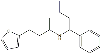 [4-(furan-2-yl)butan-2-yl](1-phenylbutyl)amine Struktur