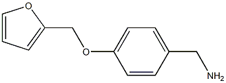 [4-(furan-2-ylmethoxy)phenyl]methanamine Struktur