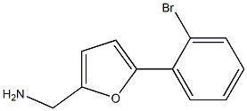 [5-(2-bromophenyl)-2-furyl]methylamine Struktur