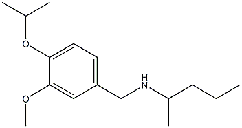 {[3-methoxy-4-(propan-2-yloxy)phenyl]methyl}(pentan-2-yl)amine Struktur