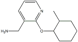 {2-[(2-methylcyclohexyl)oxy]pyridin-3-yl}methanamine Struktur