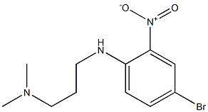 {3-[(4-bromo-2-nitrophenyl)amino]propyl}dimethylamine Struktur