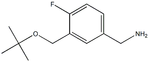 {3-[(tert-butoxy)methyl]-4-fluorophenyl}methanamine Struktur