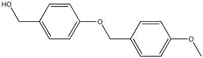 {4-[(4-methoxyphenyl)methoxy]phenyl}methanol Struktur