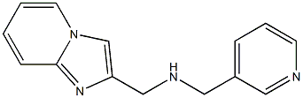 {imidazo[1,2-a]pyridin-2-ylmethyl}(pyridin-3-ylmethyl)amine Struktur