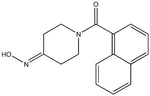 1-(1-naphthoyl)piperidin-4-one oxime Struktur