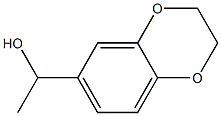 1-(2,3-dihydro-1,4-benzodioxin-6-yl)ethan-1-ol Struktur