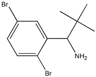 1-(2,5-dibromophenyl)-2,2-dimethylpropan-1-amine Struktur