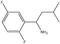 1-(2,5-difluorophenyl)-3-methylbutan-1-amine Struktur