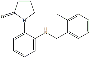 1-(2-{[(2-methylphenyl)methyl]amino}phenyl)pyrrolidin-2-one Struktur