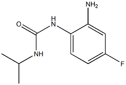 1-(2-amino-4-fluorophenyl)-3-propan-2-ylurea Struktur