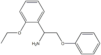 1-(2-ethoxyphenyl)-2-phenoxyethanamine Struktur