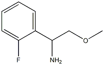 1-(2-fluorophenyl)-2-methoxyethanamine Struktur