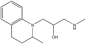 1-(2-methyl-1,2,3,4-tetrahydroquinolin-1-yl)-3-(methylamino)propan-2-ol Struktur