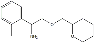 1-(2-methylphenyl)-2-(oxan-2-ylmethoxy)ethan-1-amine Struktur