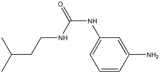 1-(3-aminophenyl)-3-(3-methylbutyl)urea Struktur