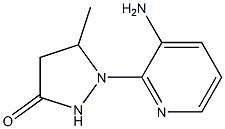 1-(3-aminopyridin-2-yl)-5-methylpyrazolidin-3-one Structure