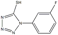 1-(3-fluorophenyl)-1H-1,2,3,4-tetrazole-5-thiol Struktur