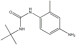 1-(4-amino-2-methylphenyl)-3-tert-butylurea Struktur