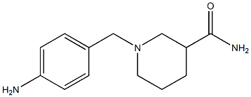 1-(4-aminobenzyl)piperidine-3-carboxamide Struktur