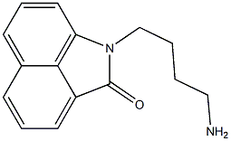 1-(4-aminobutyl)benzo[cd]indol-2(1H)-one Struktur