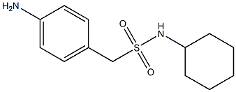 1-(4-aminophenyl)-N-cyclohexylmethanesulfonamide Struktur