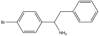 1-(4-bromophenyl)-2-phenylethanamine Struktur