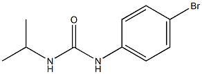 1-(4-bromophenyl)-3-propan-2-ylurea Struktur