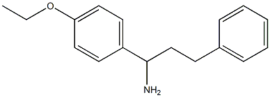 1-(4-ethoxyphenyl)-3-phenylpropan-1-amine Struktur