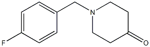 1-(4-fluorobenzyl)piperidin-4-one Struktur