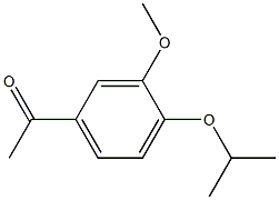 1-(4-isopropoxy-3-methoxyphenyl)ethanone Struktur