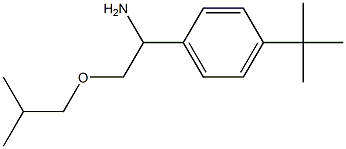 1-(4-tert-butylphenyl)-2-(2-methylpropoxy)ethan-1-amine Struktur