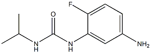 1-(5-amino-2-fluorophenyl)-3-propan-2-ylurea Struktur