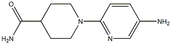 1-(5-aminopyridin-2-yl)piperidine-4-carboxamide Struktur