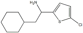 1-(5-chlorothiophen-2-yl)-2-cyclohexylethan-1-amine Struktur