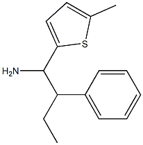 1-(5-methylthiophen-2-yl)-2-phenylbutan-1-amine Struktur