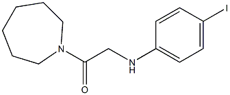 1-(azepan-1-yl)-2-[(4-iodophenyl)amino]ethan-1-one Struktur