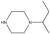 1-(butan-2-yl)piperazine Struktur