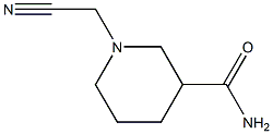 1-(cyanomethyl)piperidine-3-carboxamide Struktur