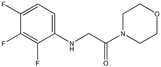 1-(morpholin-4-yl)-2-[(2,3,4-trifluorophenyl)amino]ethan-1-one Struktur