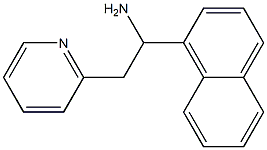 1-(naphthalen-1-yl)-2-(pyridin-2-yl)ethan-1-amine Struktur