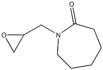 1-(oxiran-2-ylmethyl)azepan-2-one Struktur