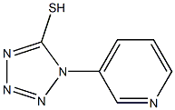 1-(pyridin-3-yl)-1H-1,2,3,4-tetrazole-5-thiol Struktur