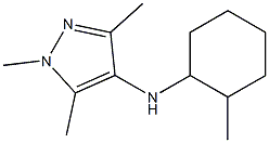 1,3,5-trimethyl-N-(2-methylcyclohexyl)-1H-pyrazol-4-amine Struktur